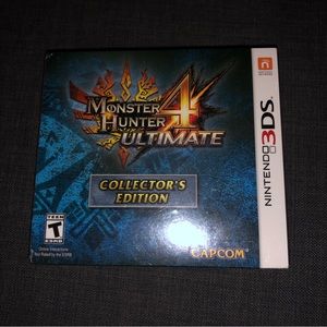 Monster Hunter 4 Ultimate Collector's Edition Nintendo 3DS Set Brand New Sealed!